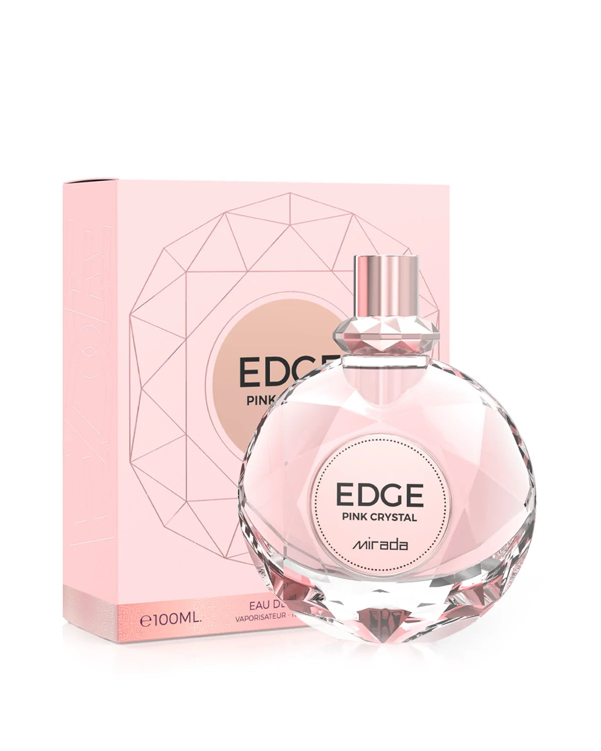 EDGE PINK CRYSTAL EAU DE PARFUM 3.4 OZ BY MIRADA PERFUME