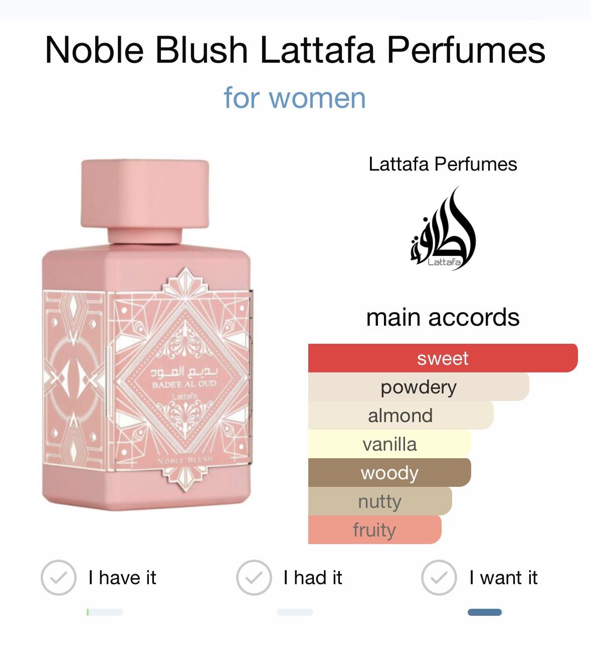 Lattafa Bade'e Al Oud Noble Blush Eau de Parfum for Everyone