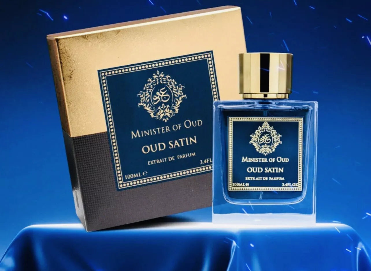 Minister of Oud OUD SATIN EXTRAIT DE PARFUM by Fragrance World 3.4 oz