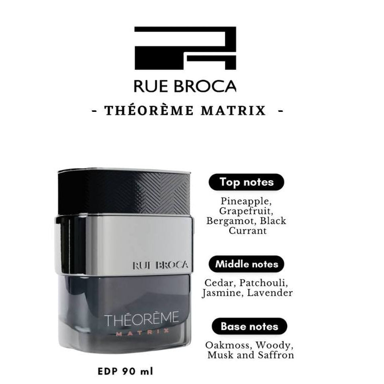 THEOREME MATRIX Pour Homme eau de parfum 3.0 FL oz by Rue Broca
