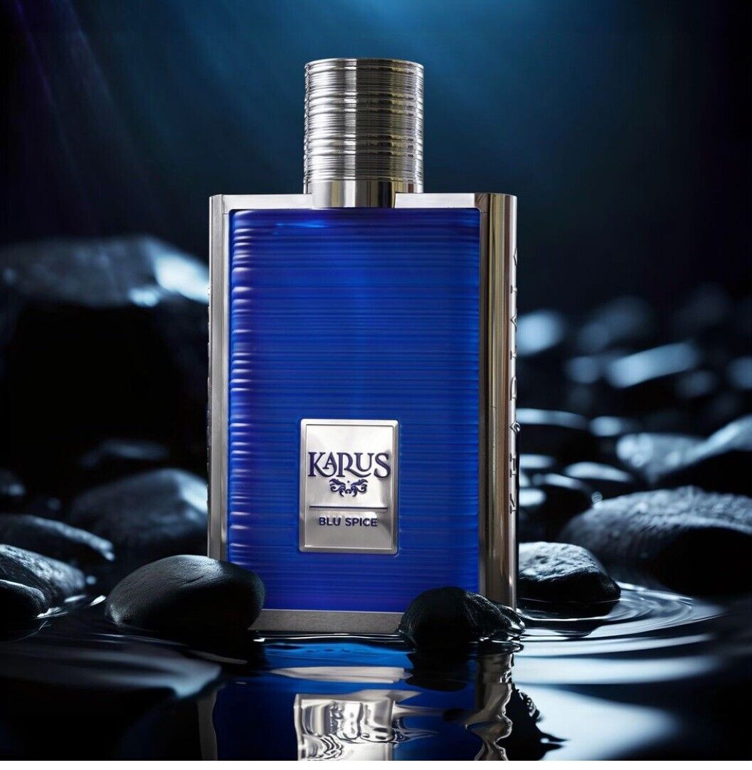 Khadlaj Karus Blu Spice Eau de Parfum for EveryoneSize: 3.4 oz / 100 ml Eau de Parfum Spray