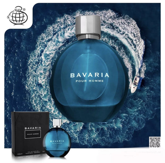 BAVARIA POUR HOMME EAU DE PARFUM 3.4 OZ BY FRAGRANCE WORLD